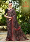 Shanti Vol 2 By Kashvi Bright Moss Foil Printed Saree Wholesale Price In Surat
